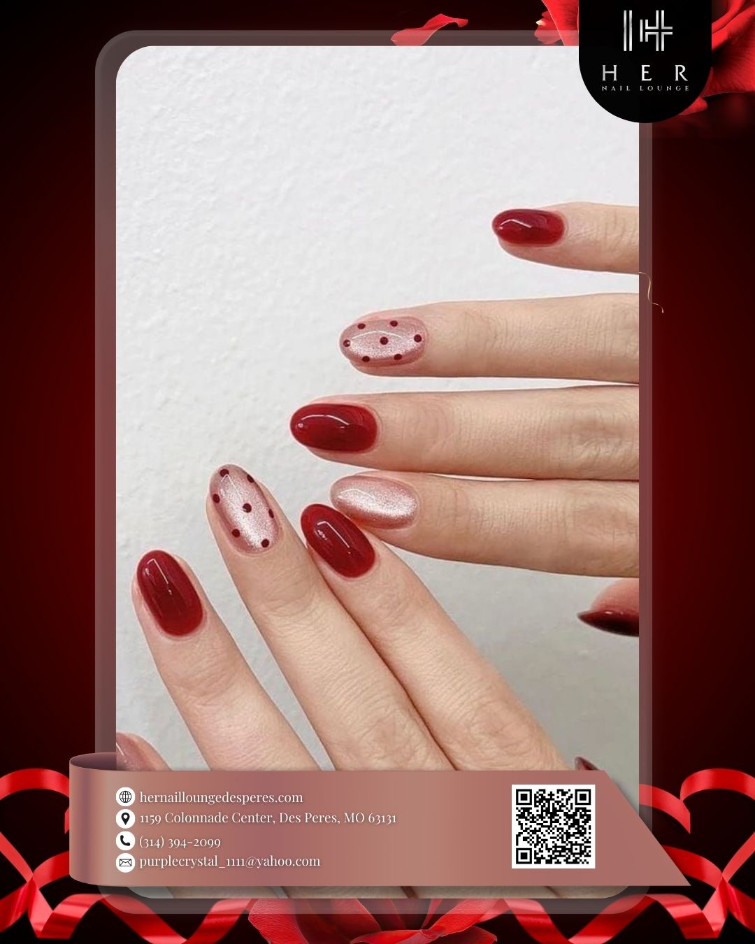 Valentines Nail Highlights